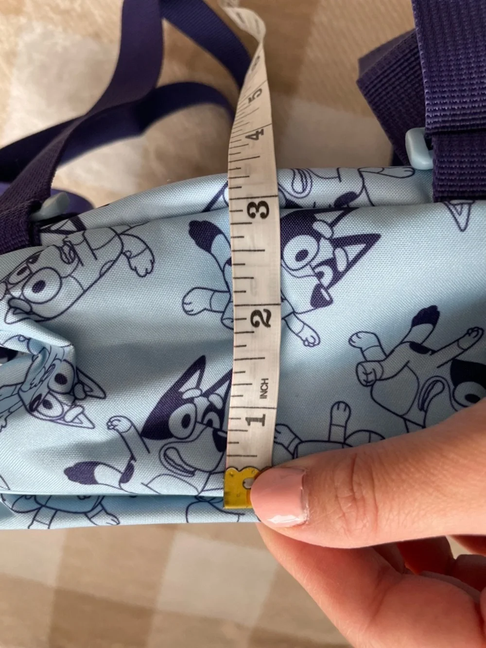 NWT Light Blue Mini Kids Bluey and Bingo Backpack